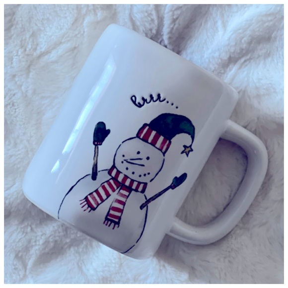 ❣️SOLD❣️ NEW Rae Dunn Snowman Brrr Mug ⛄️ - Picture 4 of 7